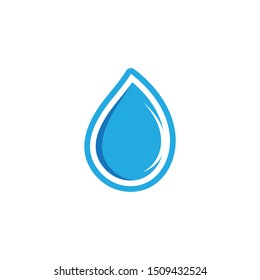 Water drop vector icon illustration