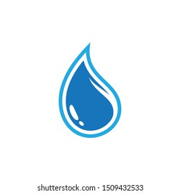 Water drop vector icon illustration