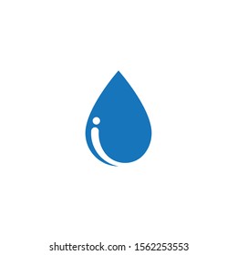 Water drop vector icon illustration