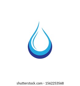 Water drop vector icon illustration