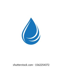 Water drop vector icon illustration