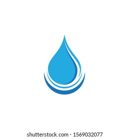 Water drop vector icon illustration