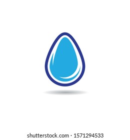 Water drop vector icon illustration
