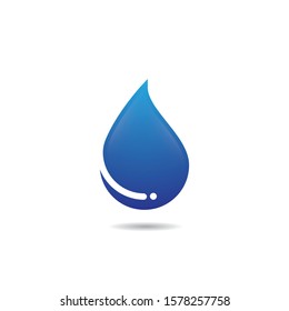 Water drop vector icon illustration