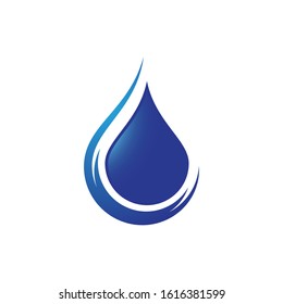 Water drop vector icon illustration
