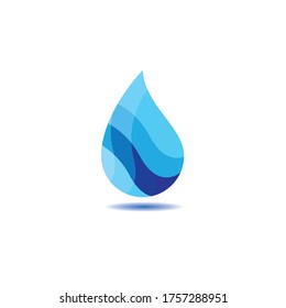 Water drop vector icon illustration