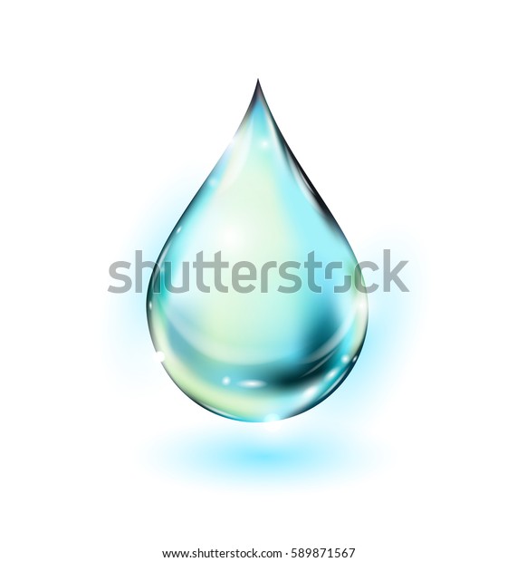 水滴のベクター画像イラスト 白い背景にきれいな水滴 落ち水 ベクター水滴 テンプレートのベクター画像 のベクター画像素材 ロイヤリティフリー