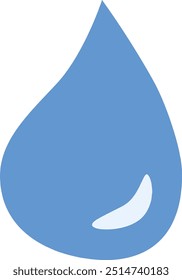 Water Drop Vector Illustration. Graphic Design
