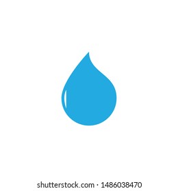 Water drop vector illustration. isolated on white
