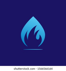 water drop vector logo design