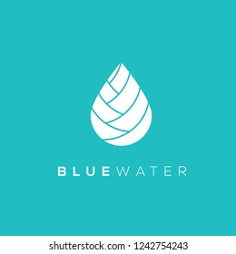 Water drop vector logo. Water drop icon. Water drop illustration