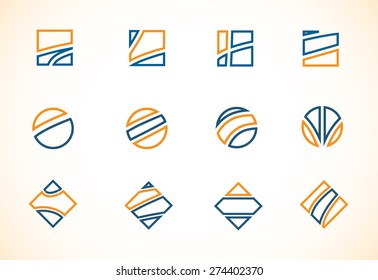 Water drop vector logo symbol