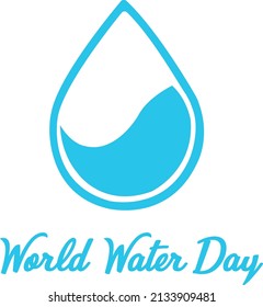 Water Drop Vector For World Water Day - 22 March - Water Drop Icon