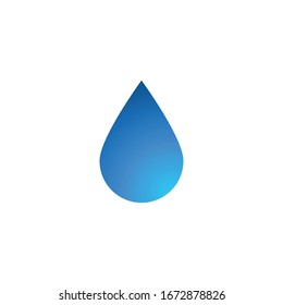 water drop, wave logo Ideas. Inspiration logo design. Template Vector Illustration. Isolated On White Background