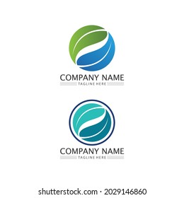 Water drop and wave  Logo Template vector illustration design