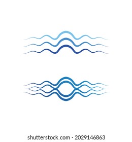 Water drop and wave  Logo Template vector illustration design