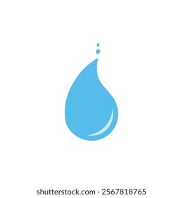 Water Droplet Clipart Vector Illustration