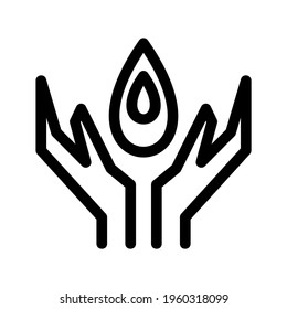 water droplet icon or logo isolated sign symbol vector illustration - high quality black style vector icons

