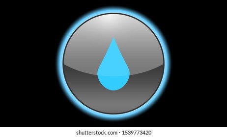 Water droplet icon vector design. Fall icons vector. Rain drop vector