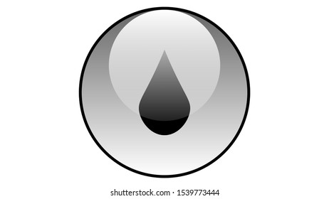 Water droplet icon vector design. Fall icons vector. Rain drop vector