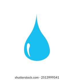 Water droplet icon, vector design