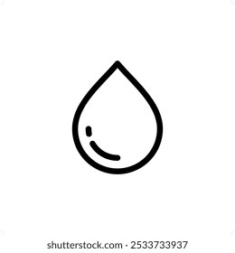 Plantilla de diseño de Vector de icono de gota de agua