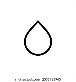 water droplet icon vector design template