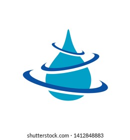 Water droplet Logo design vector template. Water Drop sign.
Aqua drop of eco mineral natural Logotype concept icon.