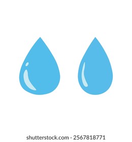 Water Droplet Vector Illustration Clipart