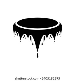 Water droplets. Current drops, waves, sprays. Splash or spill water element, isolated vector illustration.