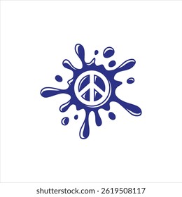 Water droplets with logo motif. This can be used as a graphic design.