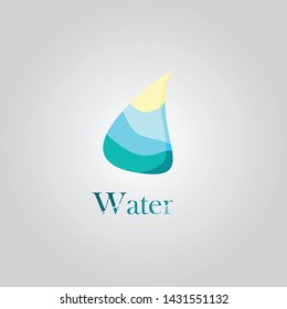 water droplets logo. suitable for companies or anything related to water
