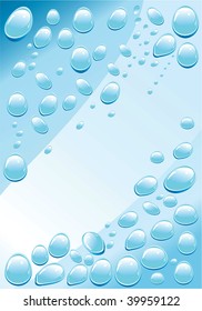 water droplets on the floor sliding glass