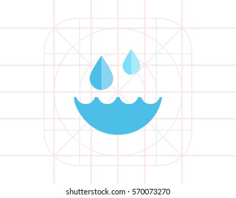 Water and water drops