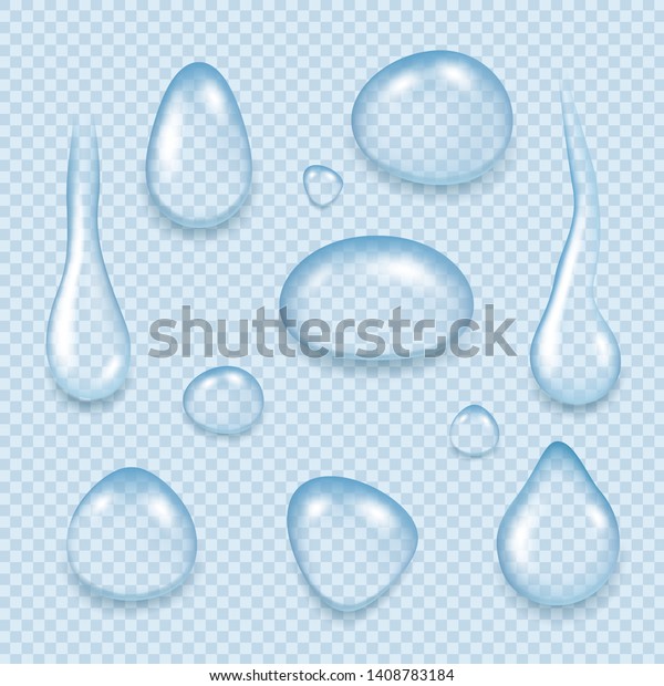 水が滴る 水のベクター画像テンプレートの水の鮮やかな透明な水滴がきれいに落ちます 液滴透明 水泡クリーン 液状の新鮮なイラスト のベクター画像素材 ロイヤリティフリー