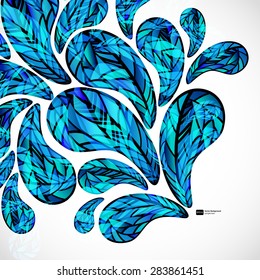 water drops background