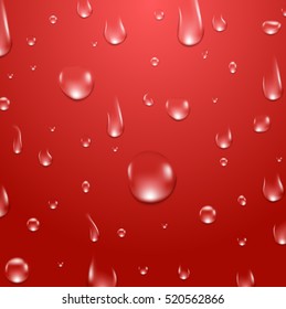 El agua cae sobre el fondo. Agua dulce o concepto natural saludable con gotas de agua