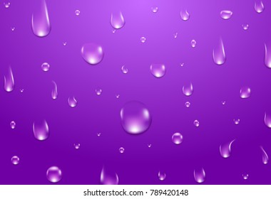 Water drops background. Fresh aqua or healthy natural concept.