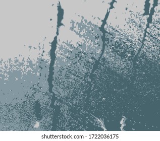 water drops background on glass surface