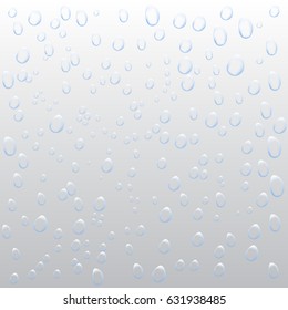 Water drops background. Vector illustration.