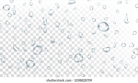 Water Drops Background Vector Water Splash Stock Vector (Royalty Free ...