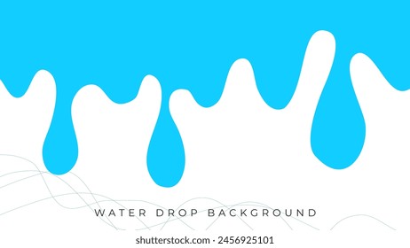 water drops background. wavy background. Blue water shape vector. wavy water background.