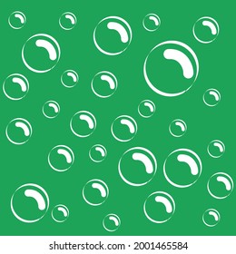 El agua cae sobre el fondo de la bandera. Lluvia sobre la colorida superficie de vidrio. El concepto de bebida de color verde. 3.ª ilustración vectorial realista.diseño sencillo
