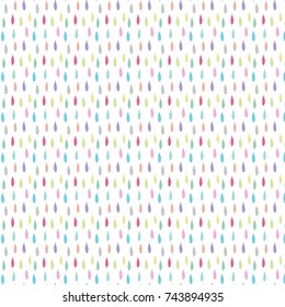 water drops with colorful, modern pattern or background