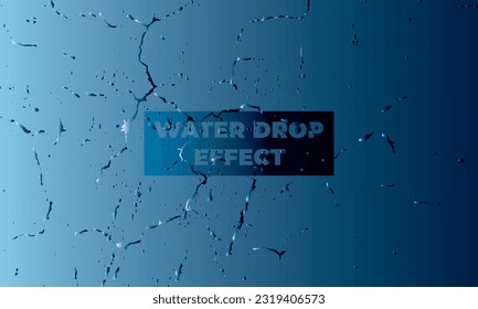 water drops drop splash on blue background water drop super slow motion effect grunge texture