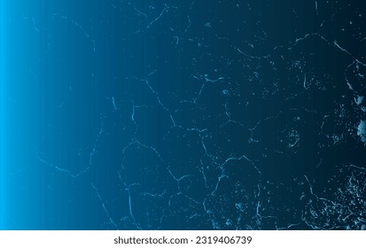 gotas de agua caen salpicar sobre fondo azul oscuro agua caer efecto de movimiento súper lento textura gruesa