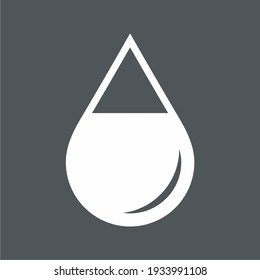 Water drops  droplet raindrops icon illustration cut