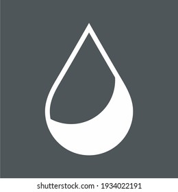 Water drops  droplet raindrops icon illustration cut