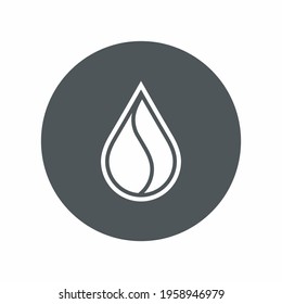 Water drops  droplet raindrops icon illustration cut