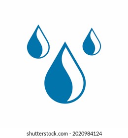Water drops  droplet raindrops icon quality vector illustration cut	